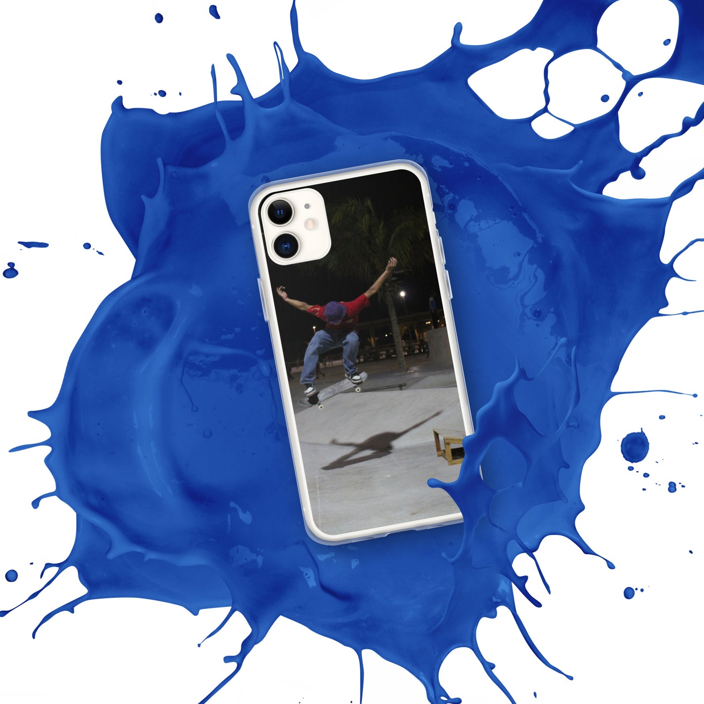 Skateboard jump iPhone Case