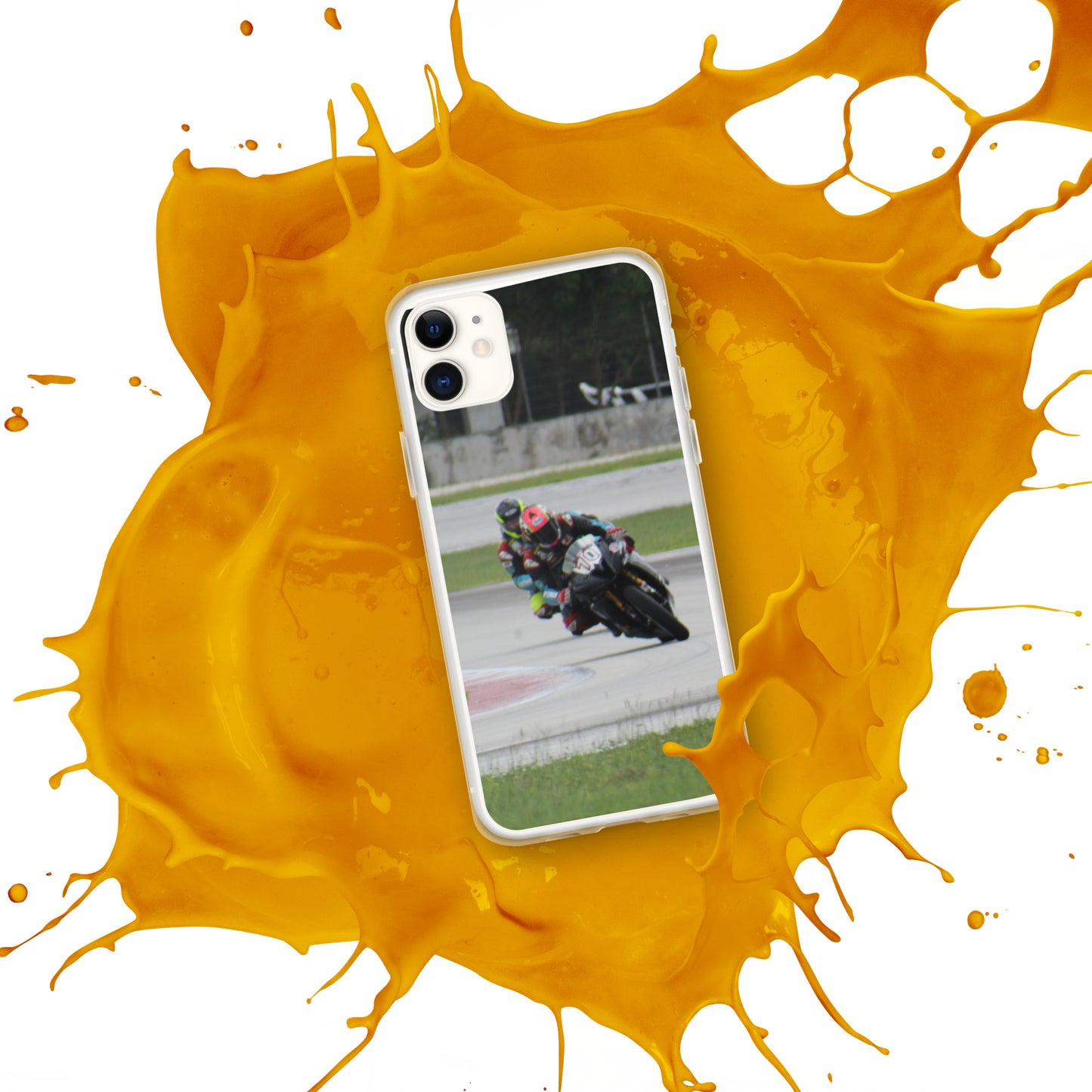 Motorcycle race iPhone Case