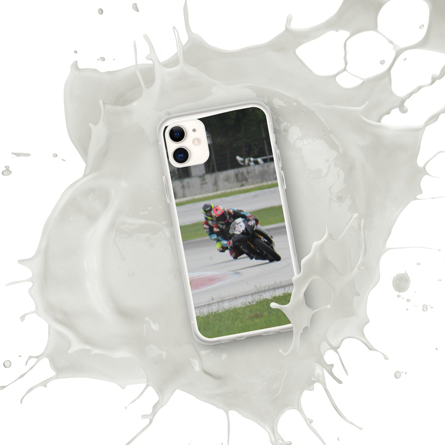 Motorcycle race iPhone Case