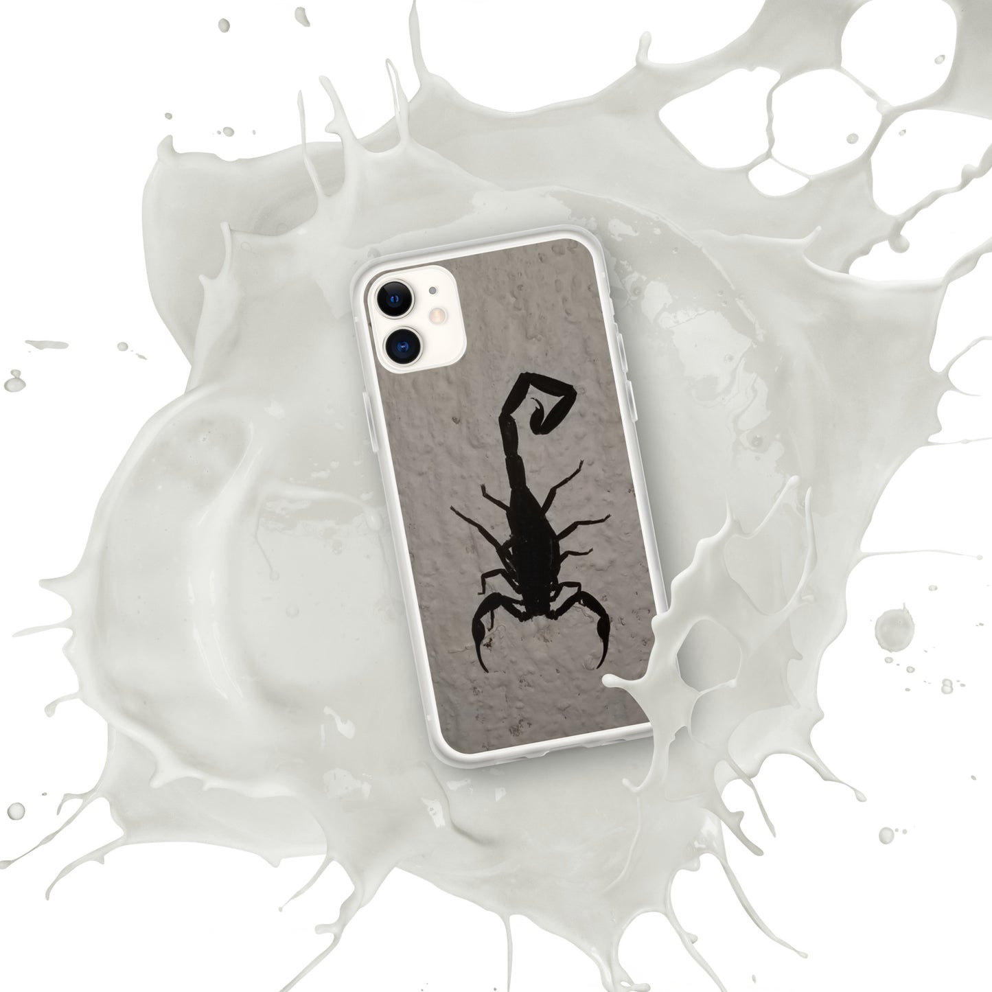 Black scorpion iPhone Case