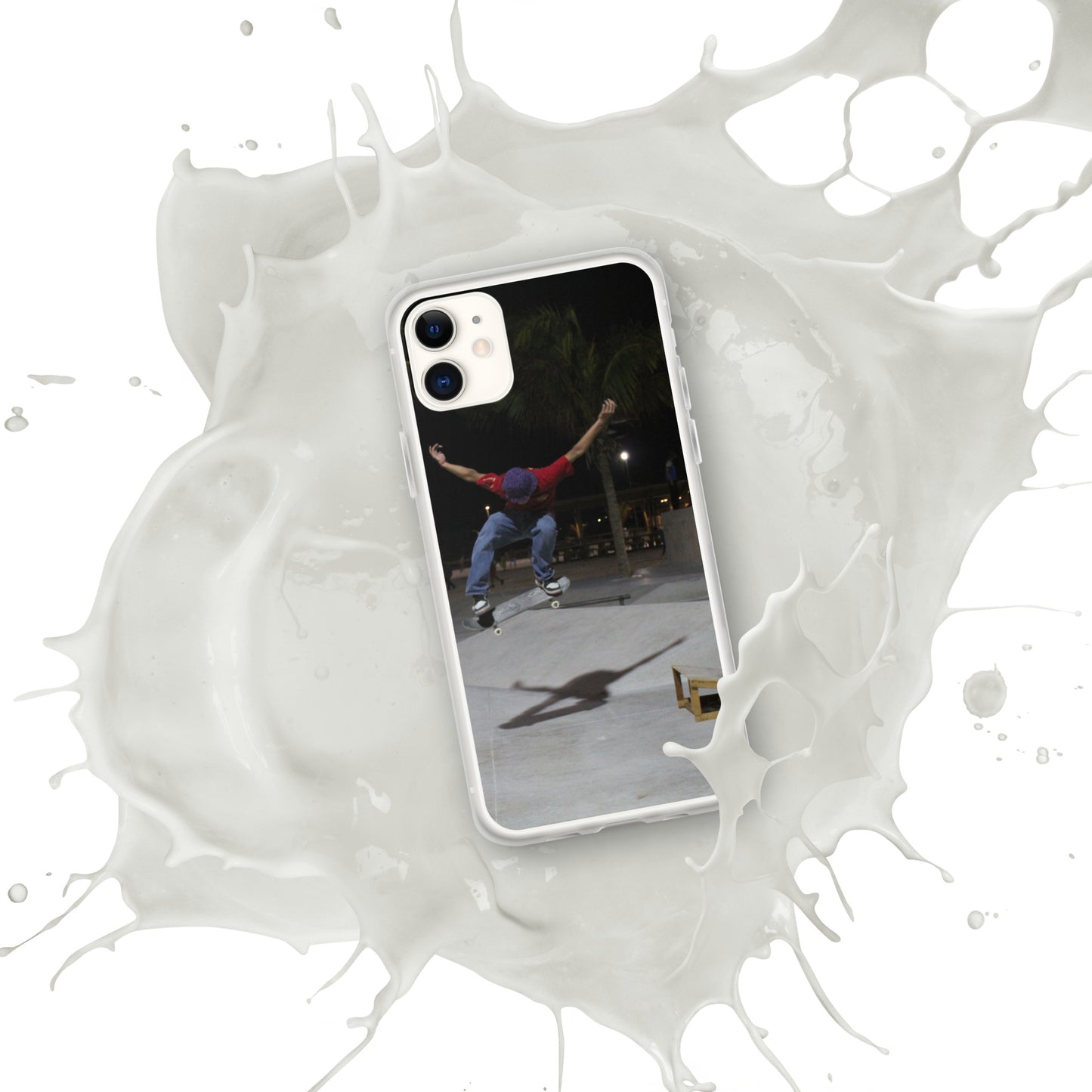 Skateboard jump iPhone Case