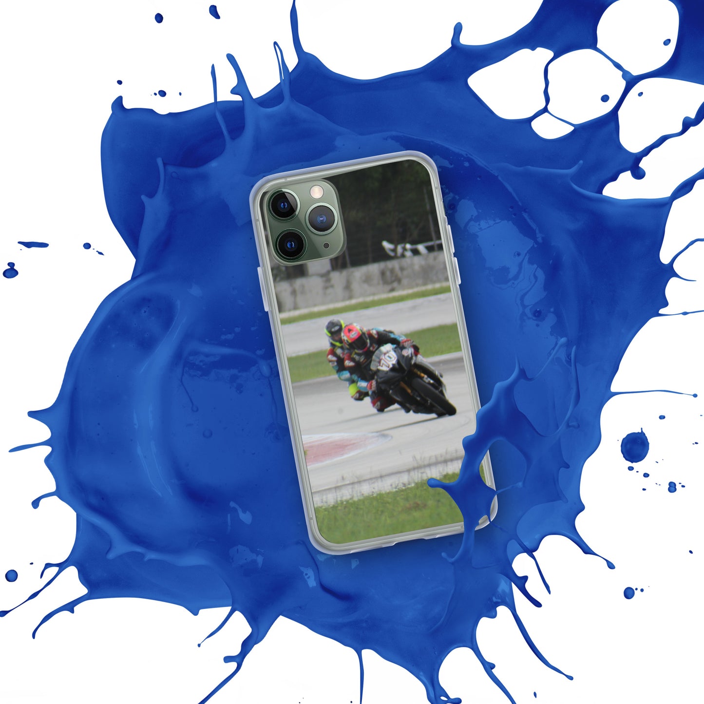 Motorcycle race iPhone Case