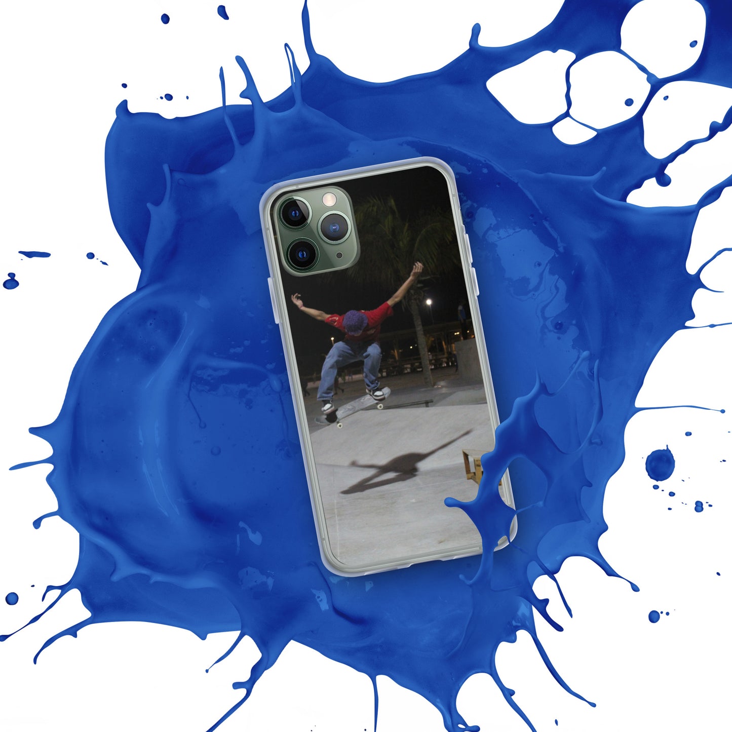 Skateboard jump iPhone Case