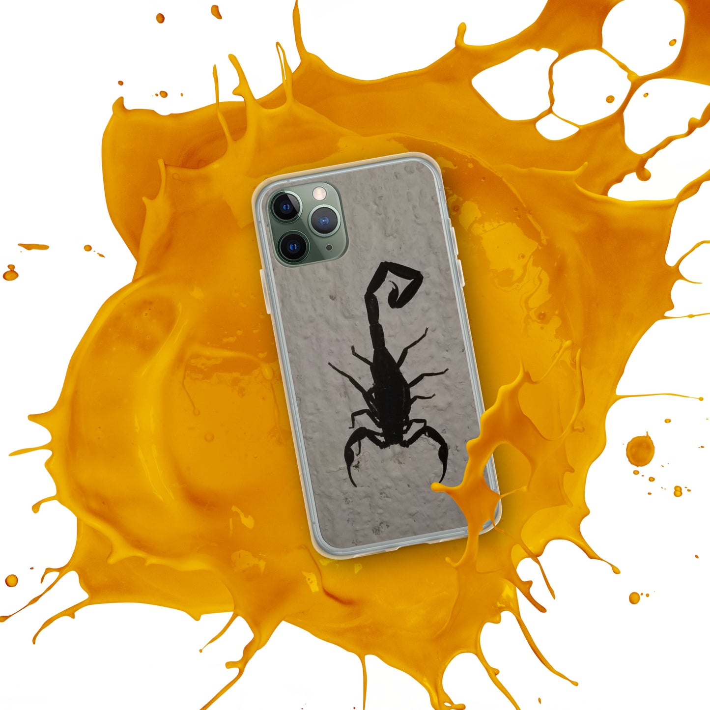 Black scorpion iPhone Case