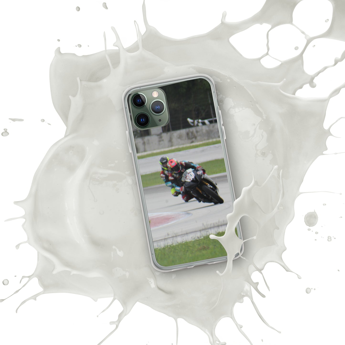 Motorcycle race iPhone Case