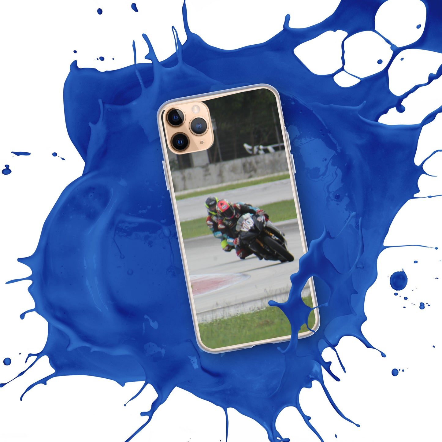 Motorcycle race iPhone Case