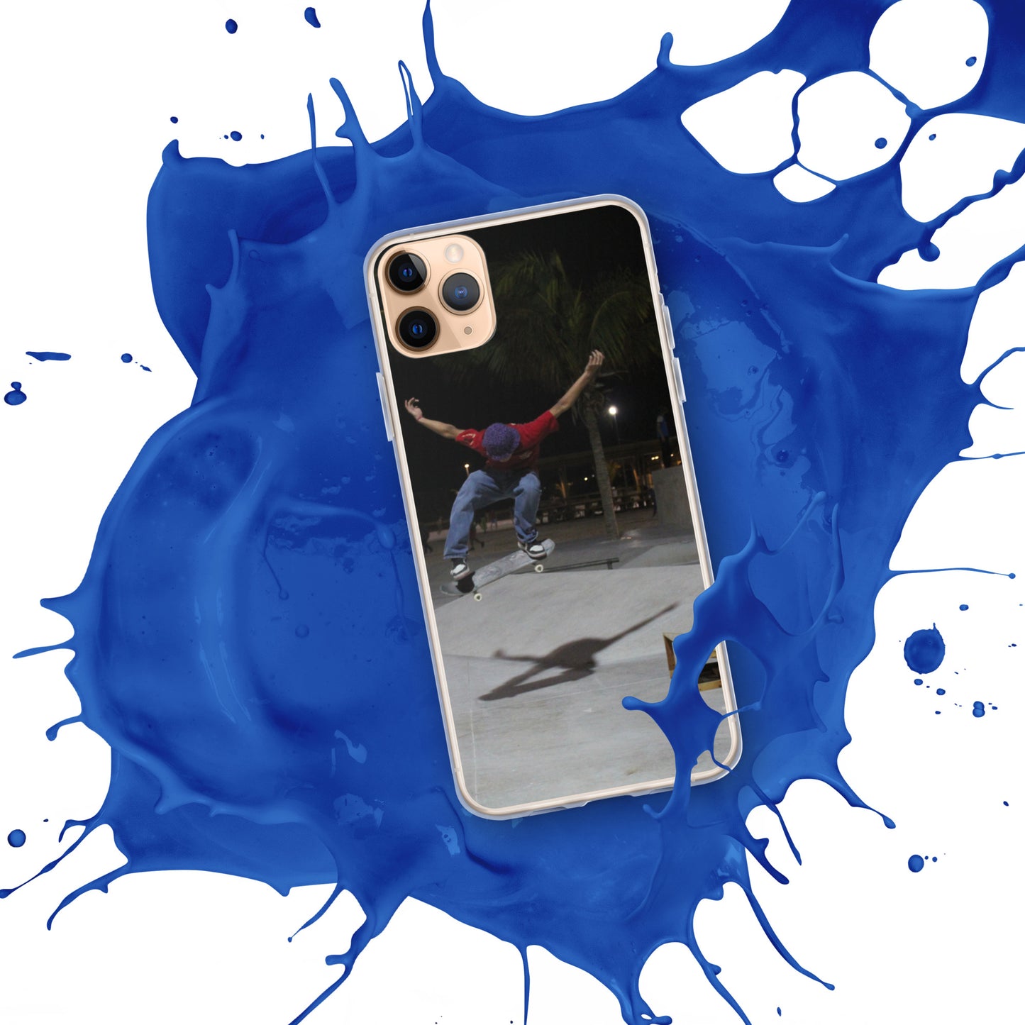 Skateboard jump iPhone Case