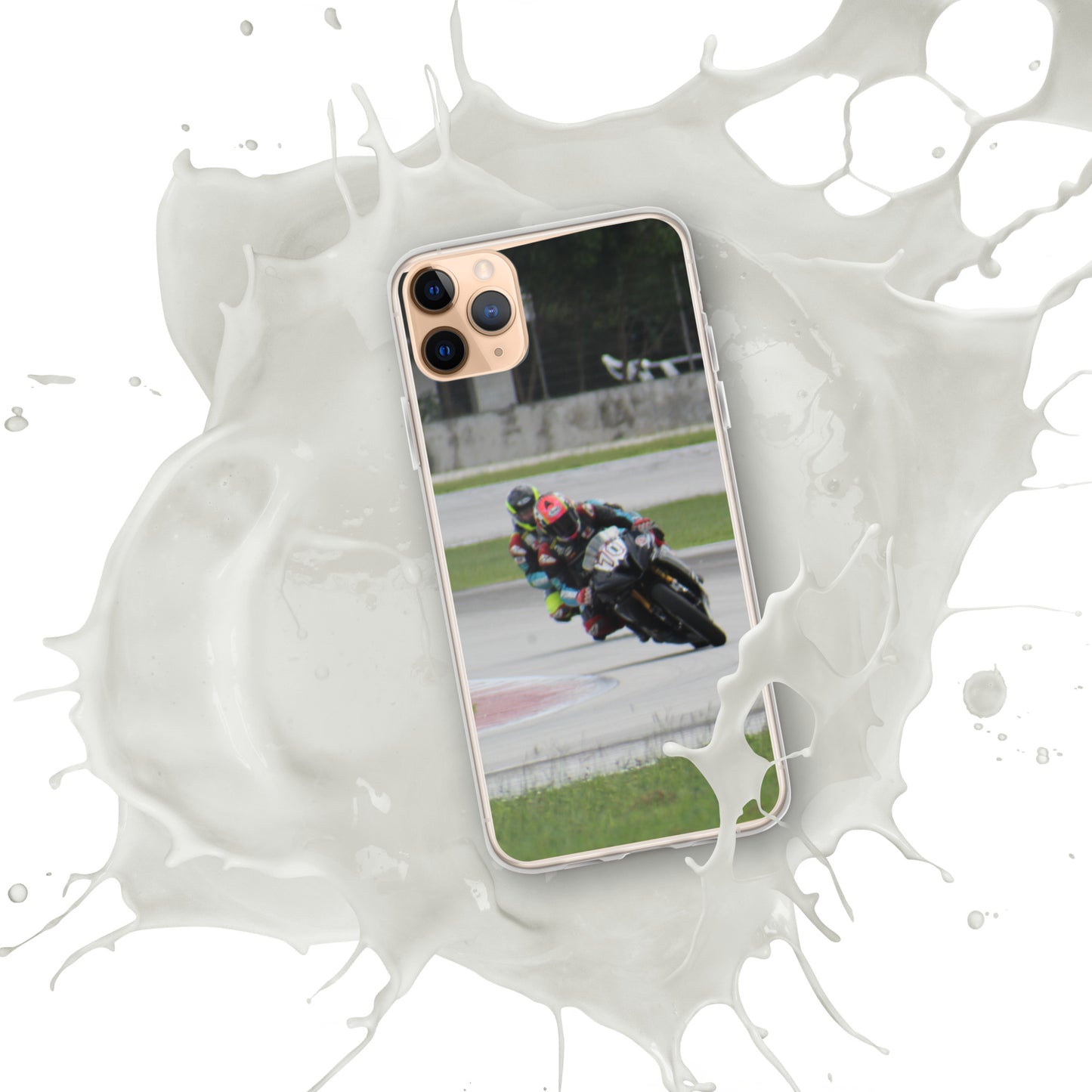 Motorcycle race iPhone Case