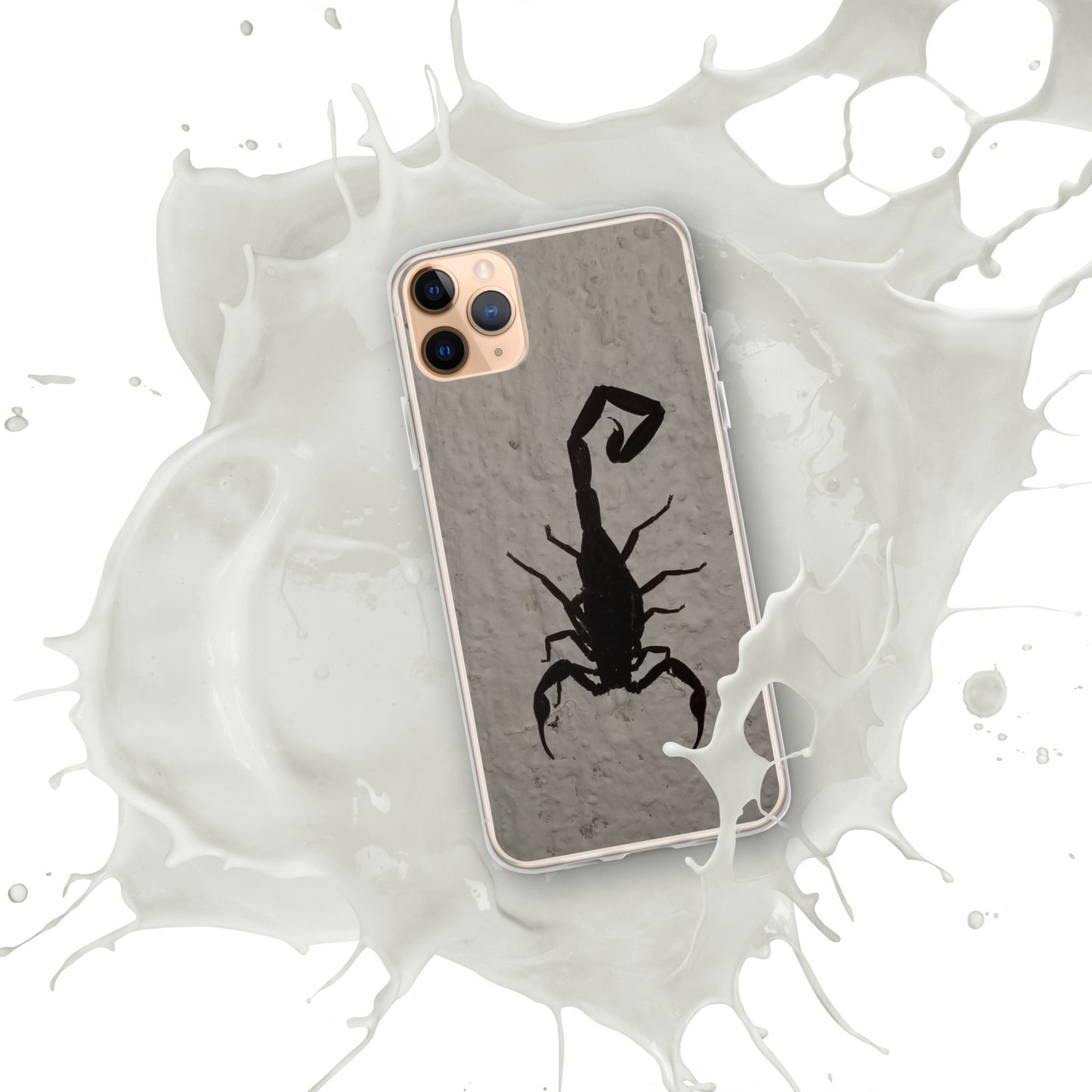 Black scorpion iPhone Case