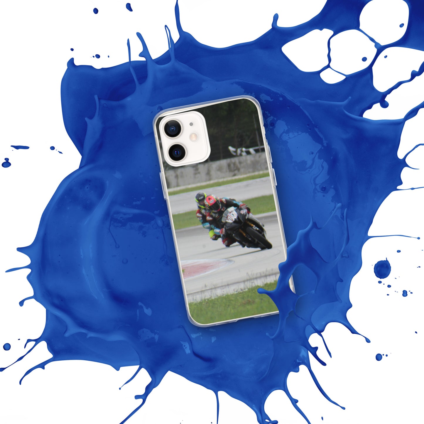 Motorcycle race iPhone Case