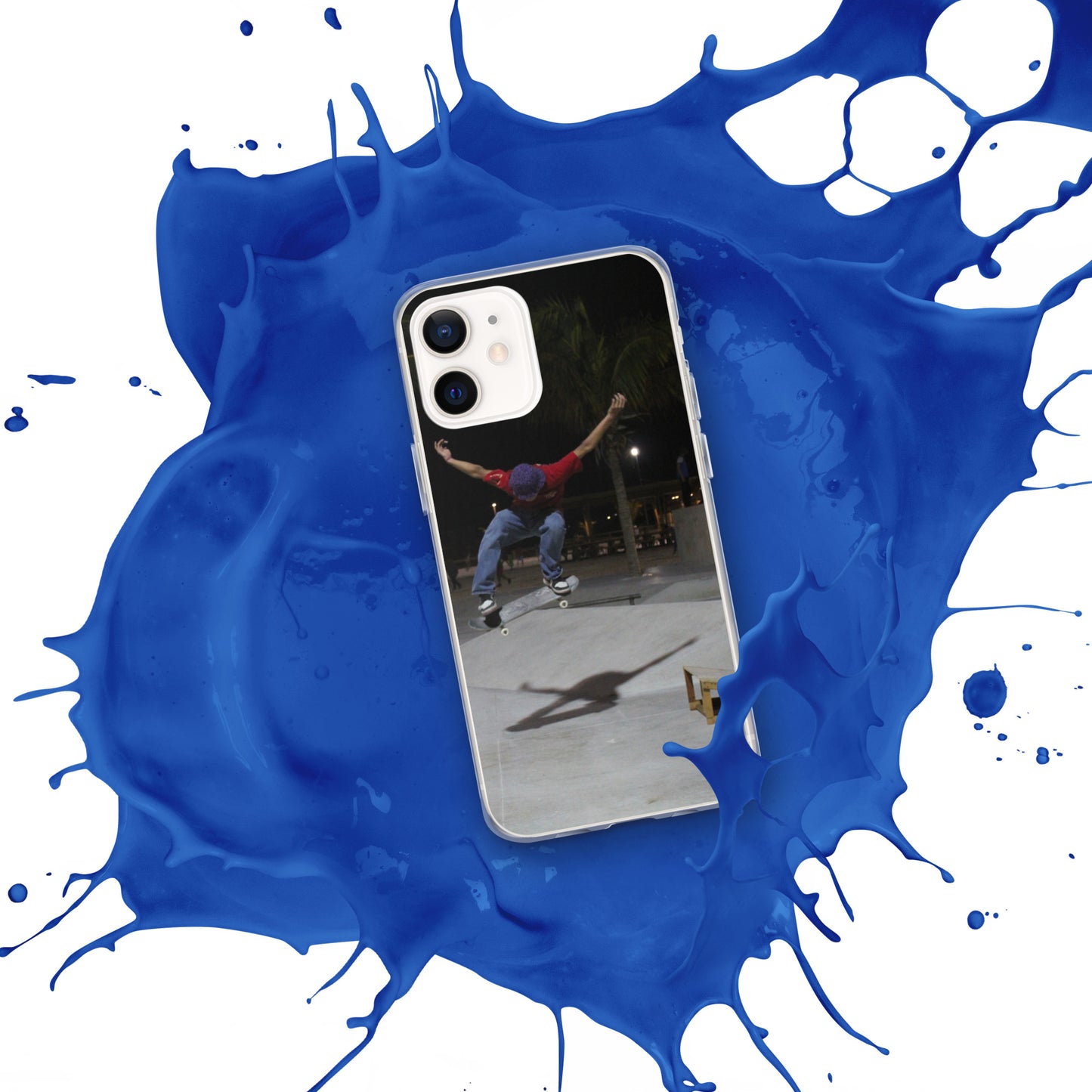 Skateboard jump iPhone Case