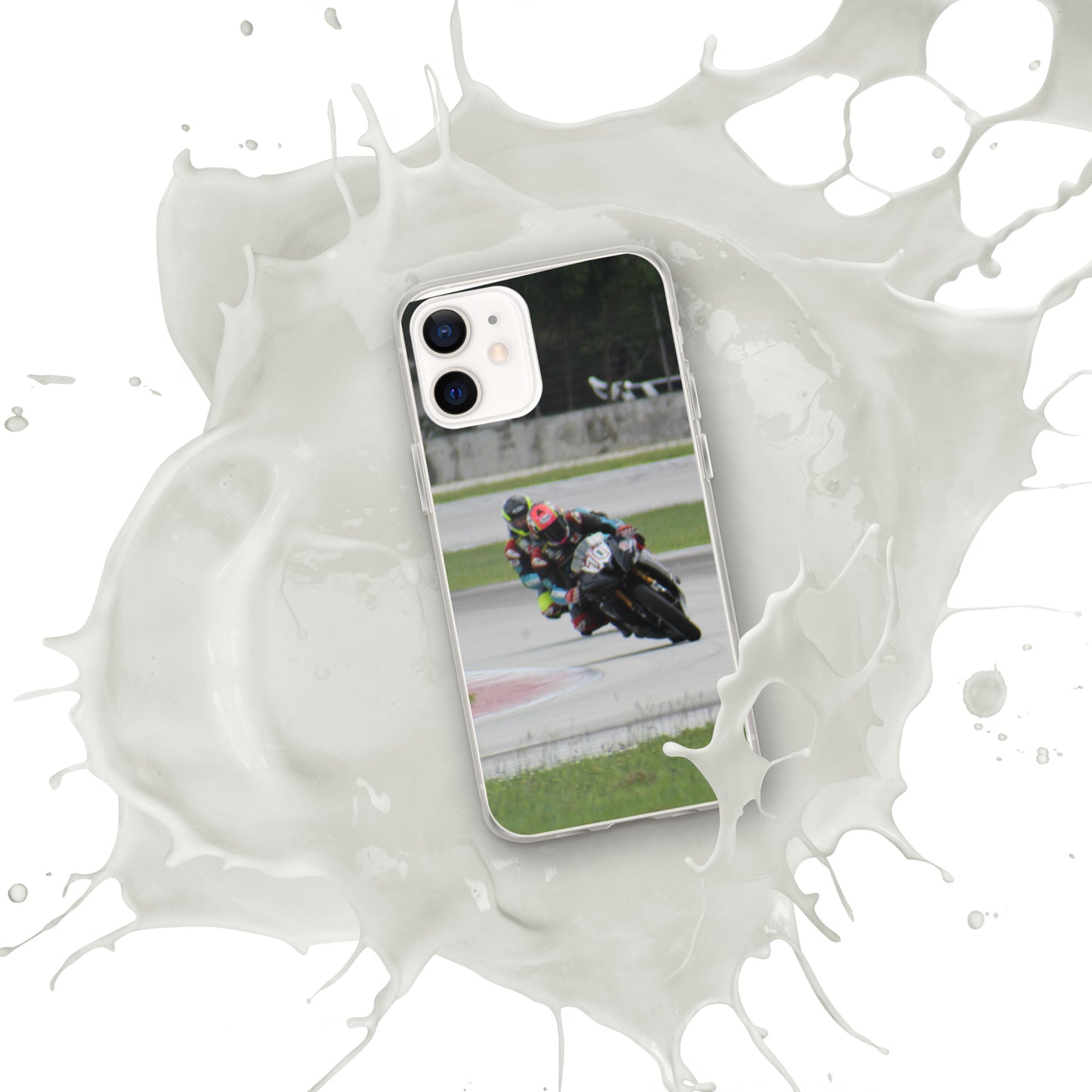 Motorcycle race iPhone Case