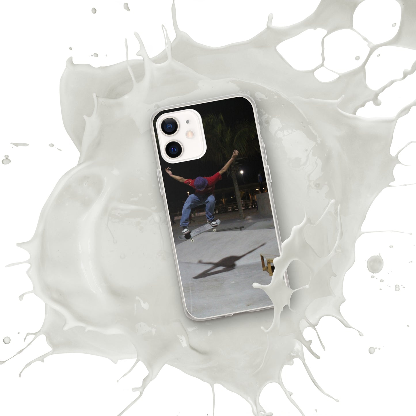 Skateboard jump iPhone Case