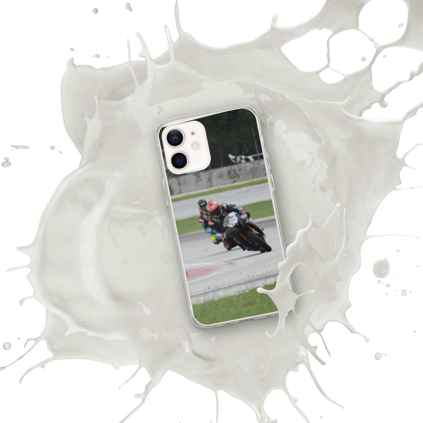 Motorcycle race iPhone Case