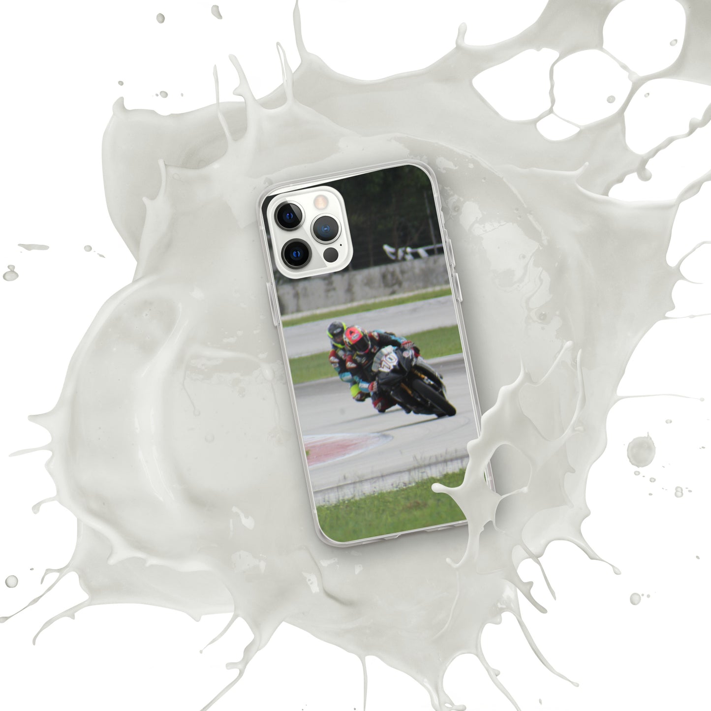 Motorcycle race iPhone Case