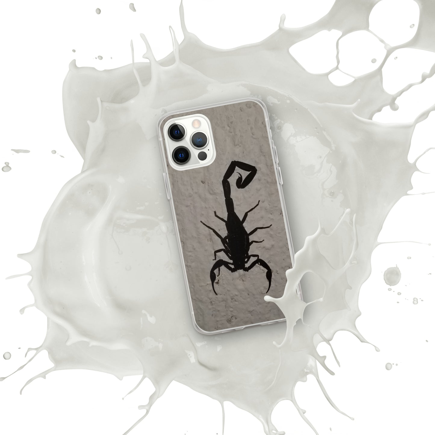 Black scorpion iPhone Case