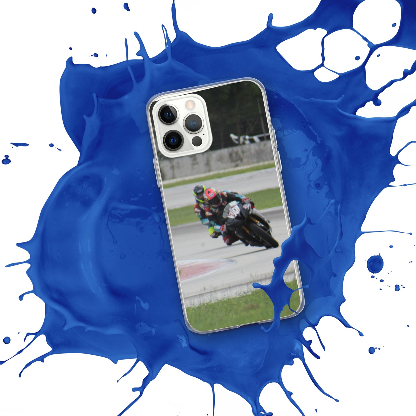 Motorcycle race iPhone Case