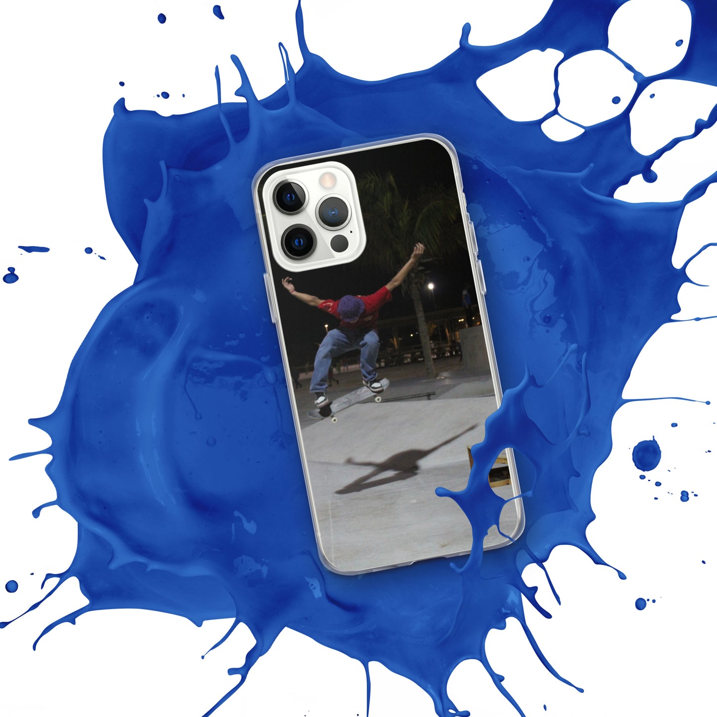 Skateboard jump iPhone Case