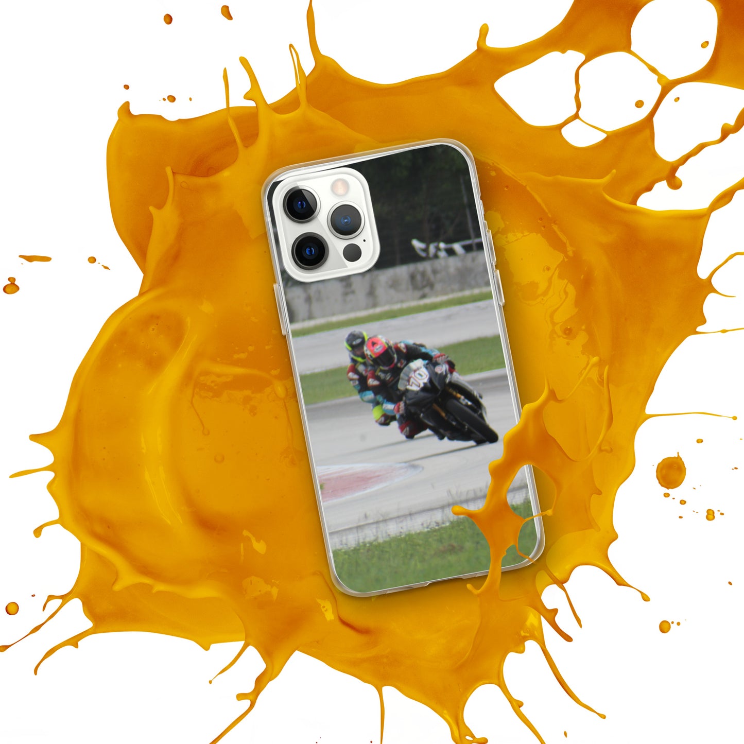 Motorcycle race iPhone Case