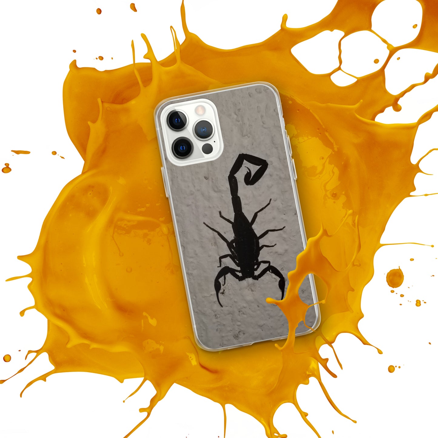 Black scorpion iPhone Case