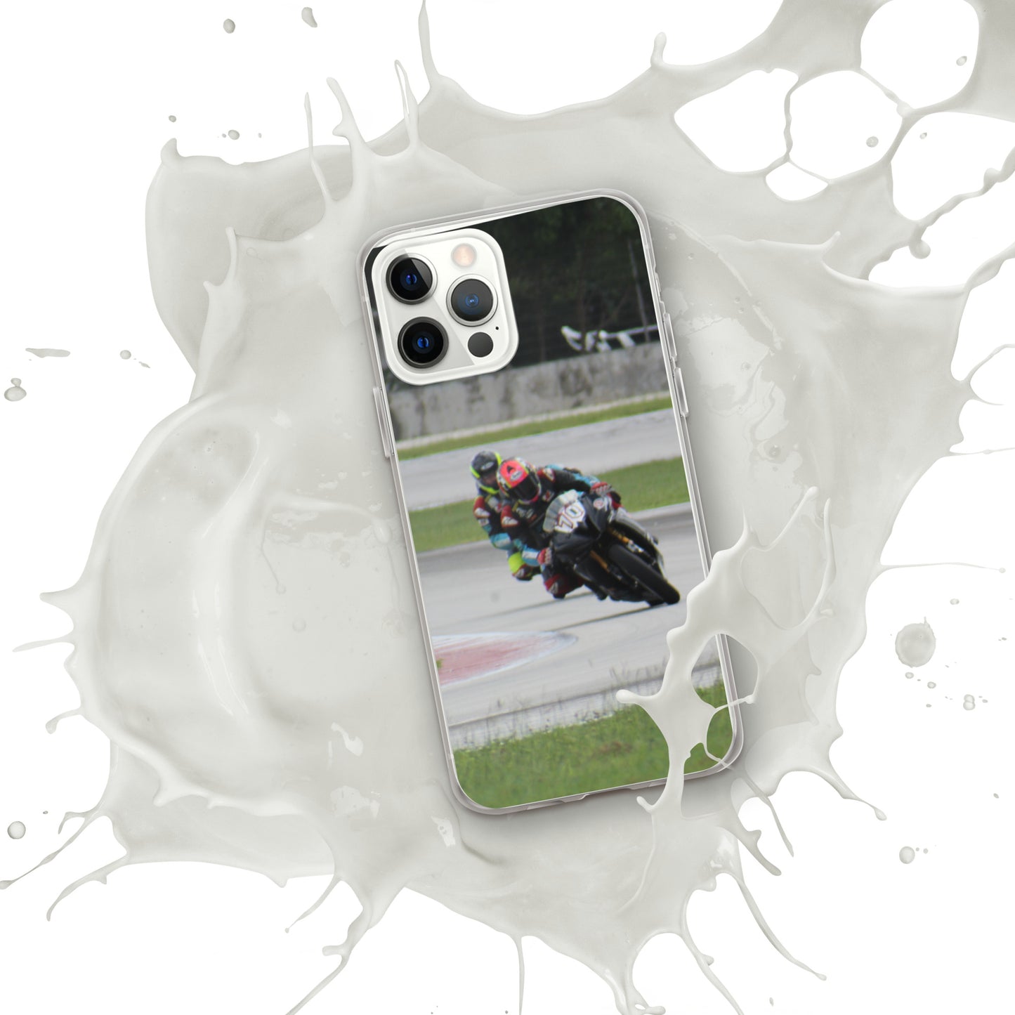 Motorcycle race iPhone Case