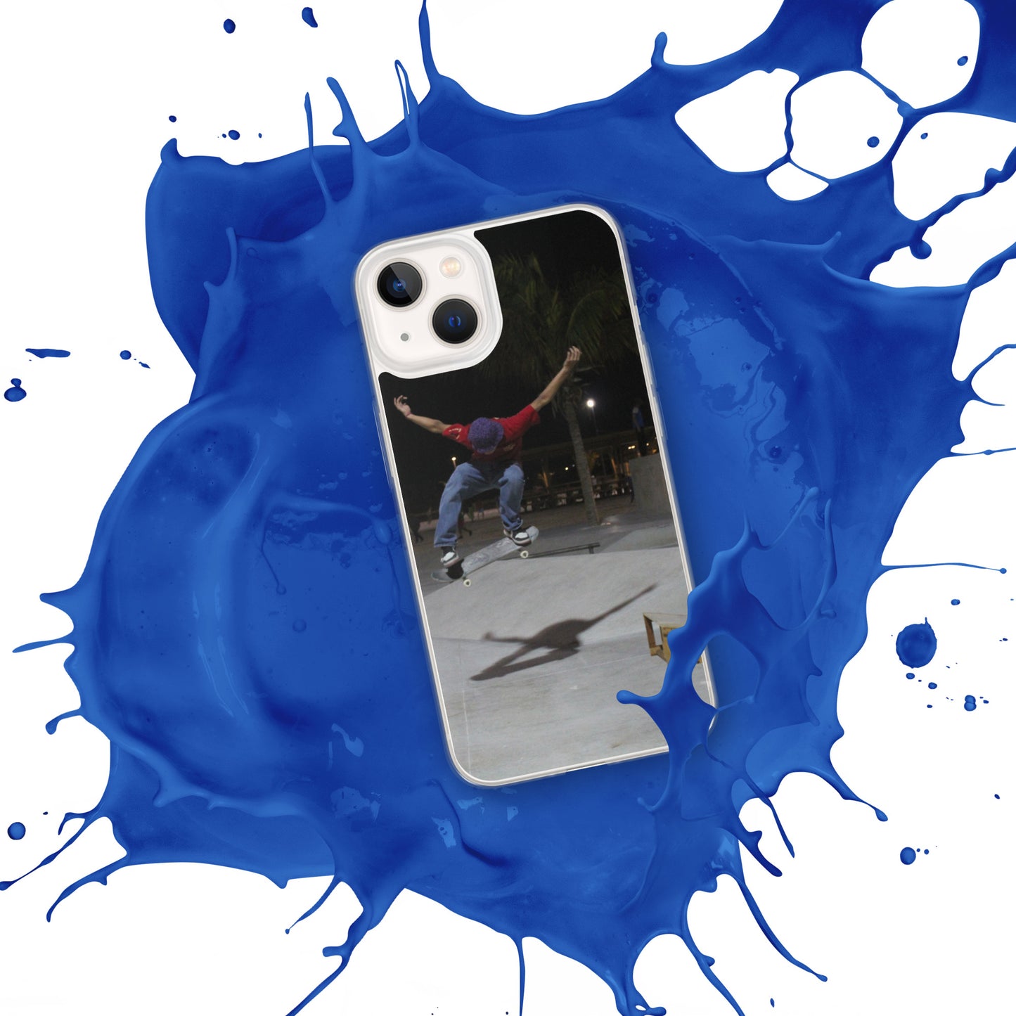 Skateboard jump iPhone Case