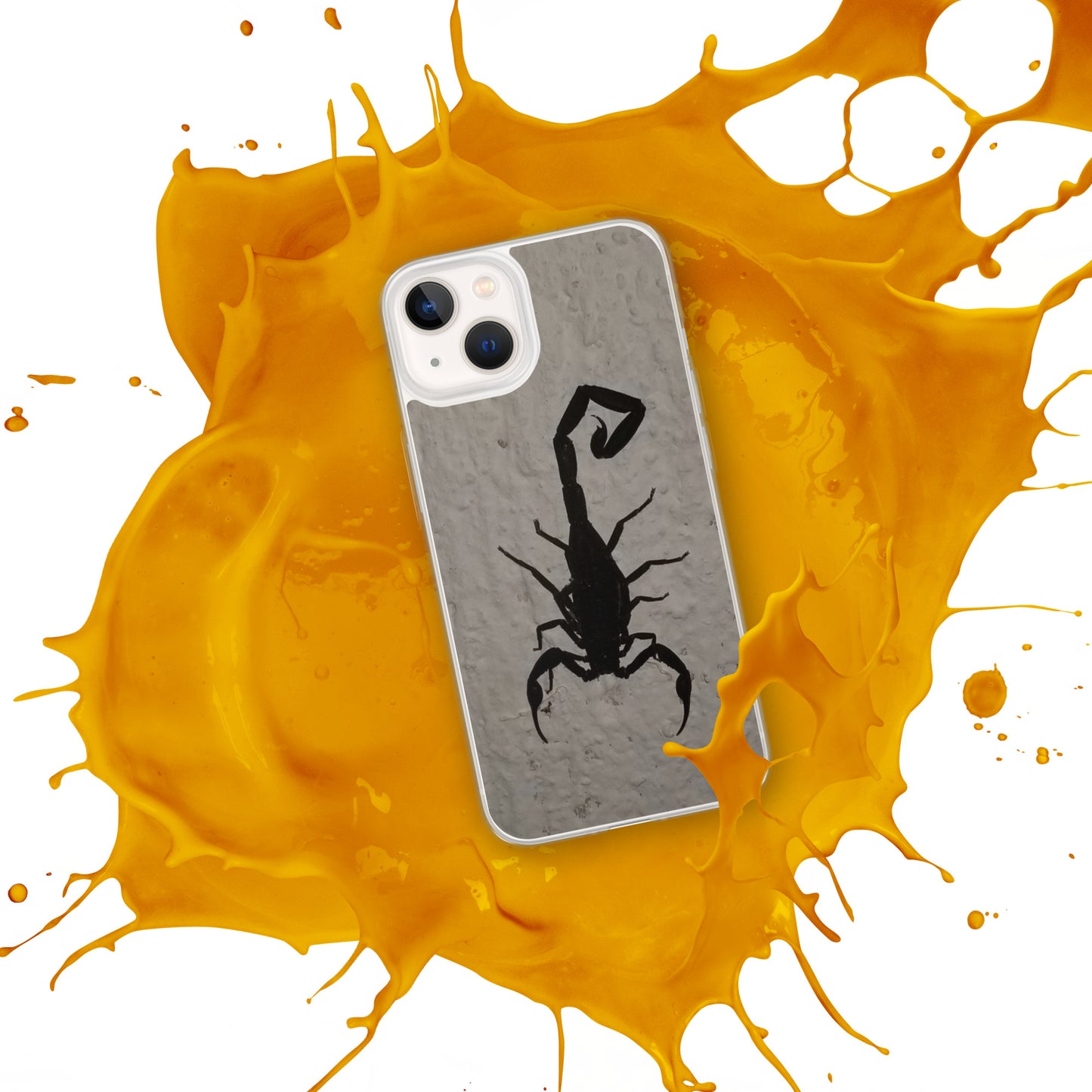 Black scorpion iPhone Case