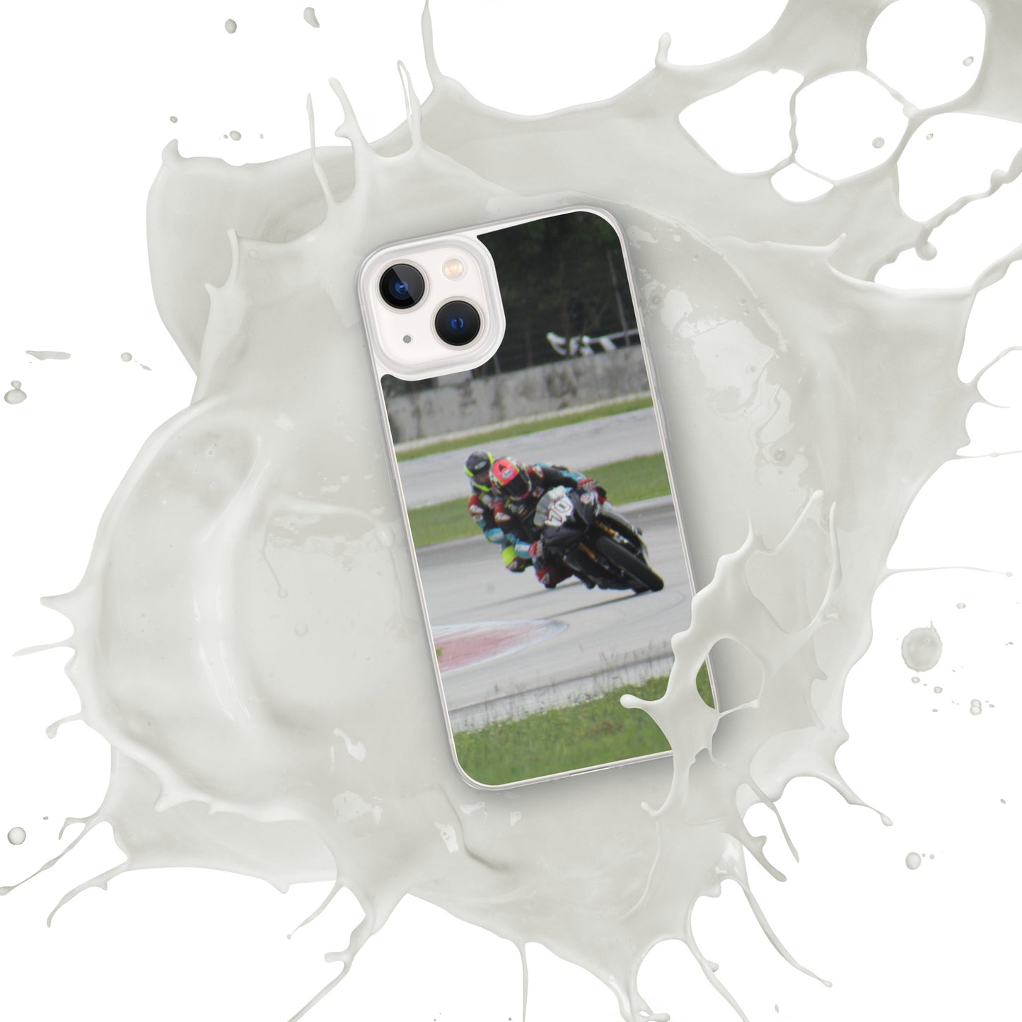 Motorcycle race iPhone Case