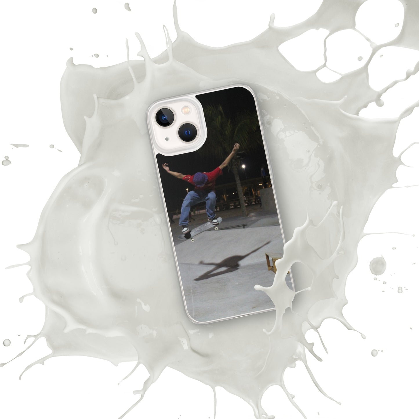 Skateboard jump iPhone Case