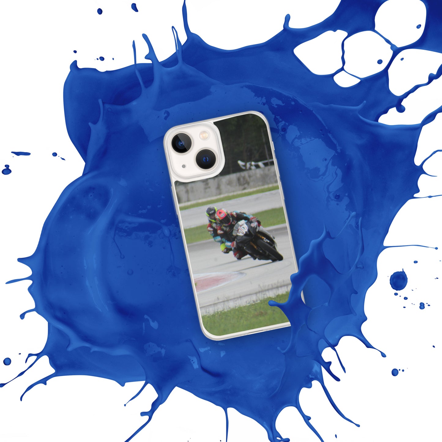 Motorcycle race iPhone Case