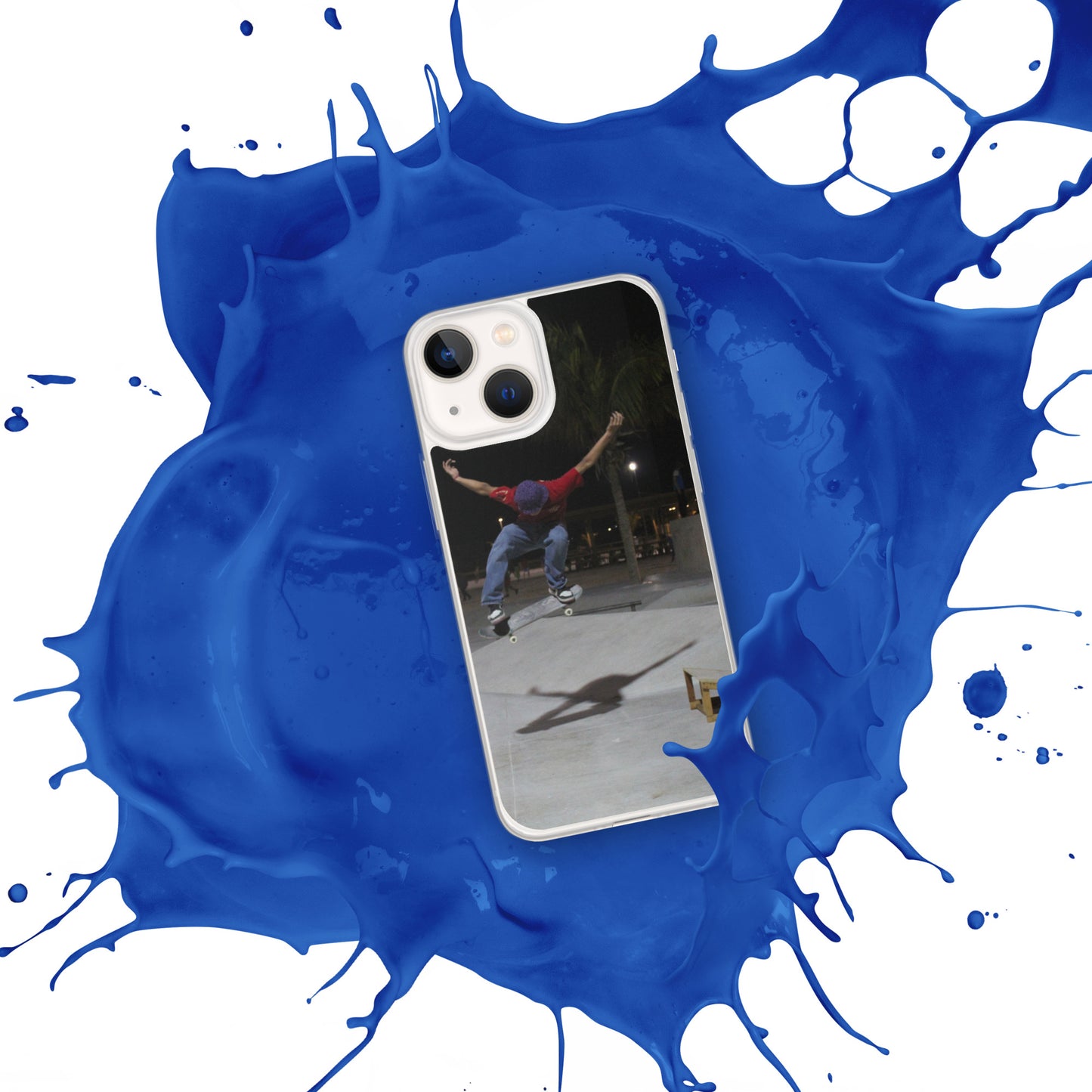 Skateboard jump iPhone Case