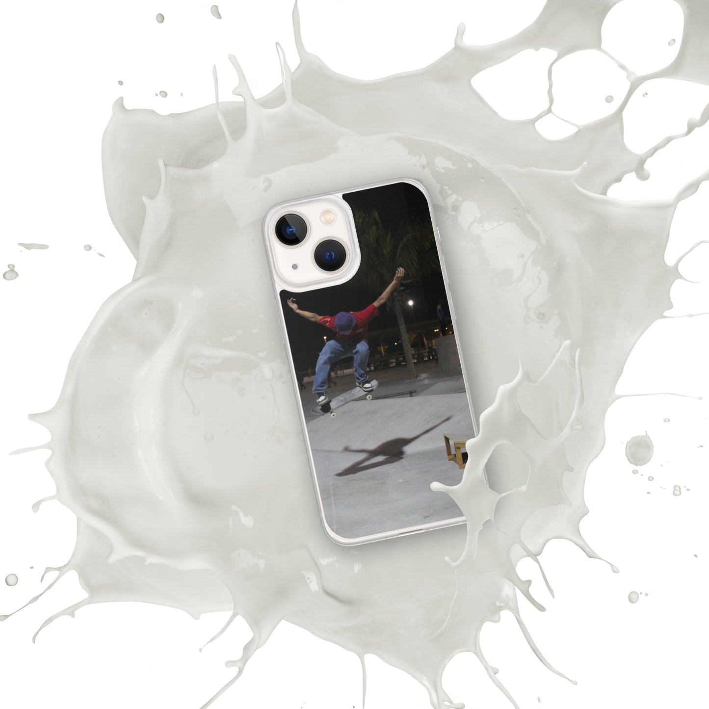 Skateboard jump iPhone Case