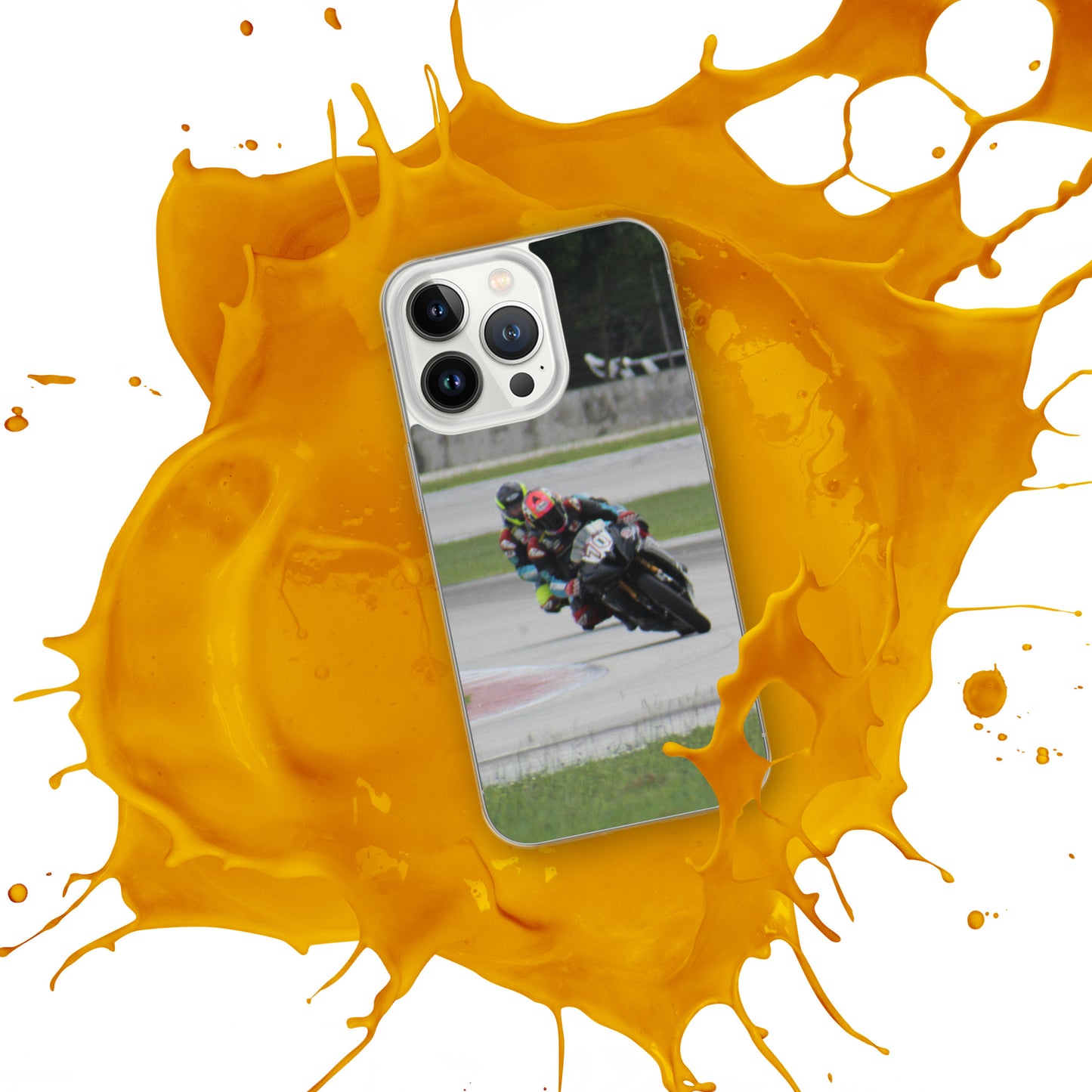 Motorcycle race iPhone Case