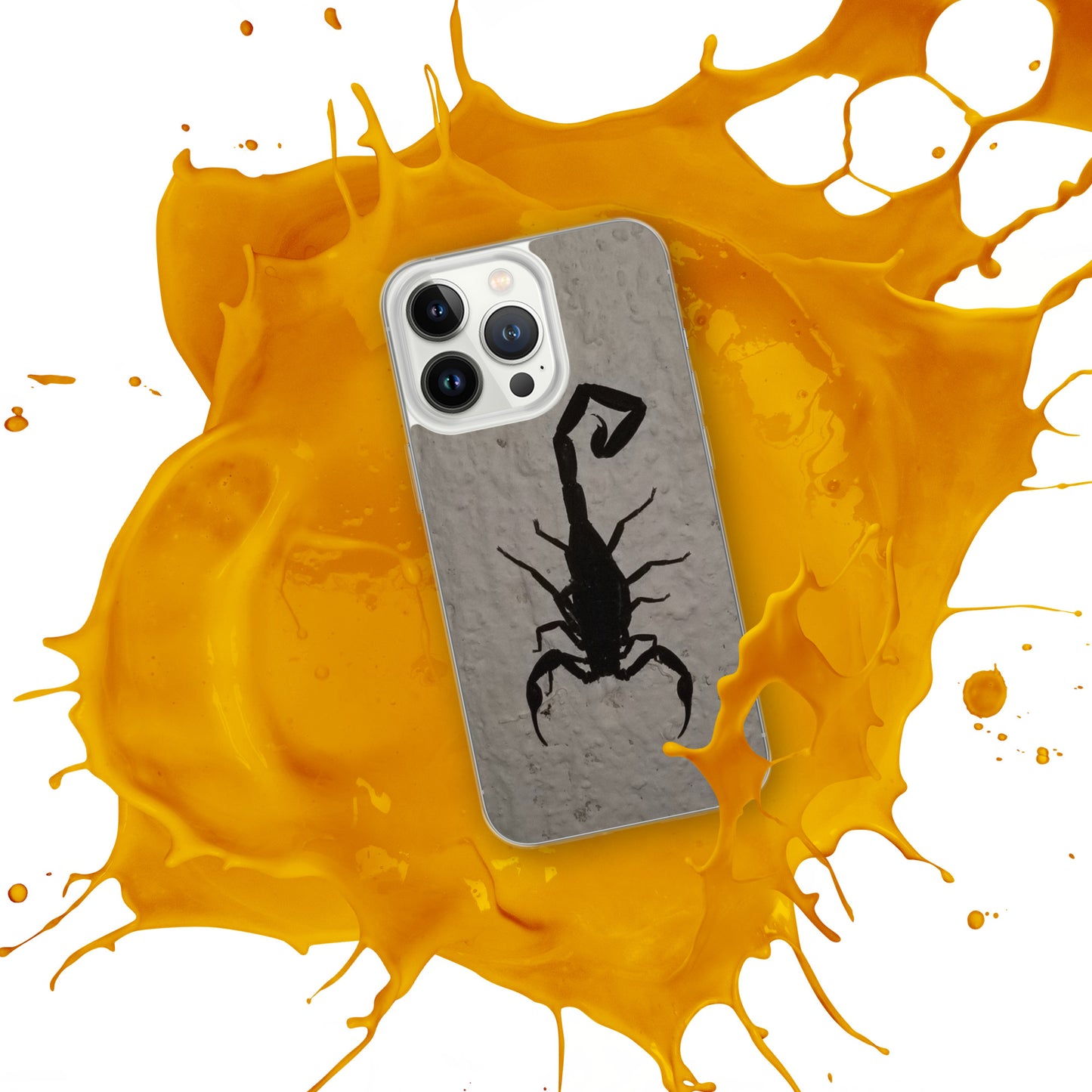 Black scorpion iPhone Case