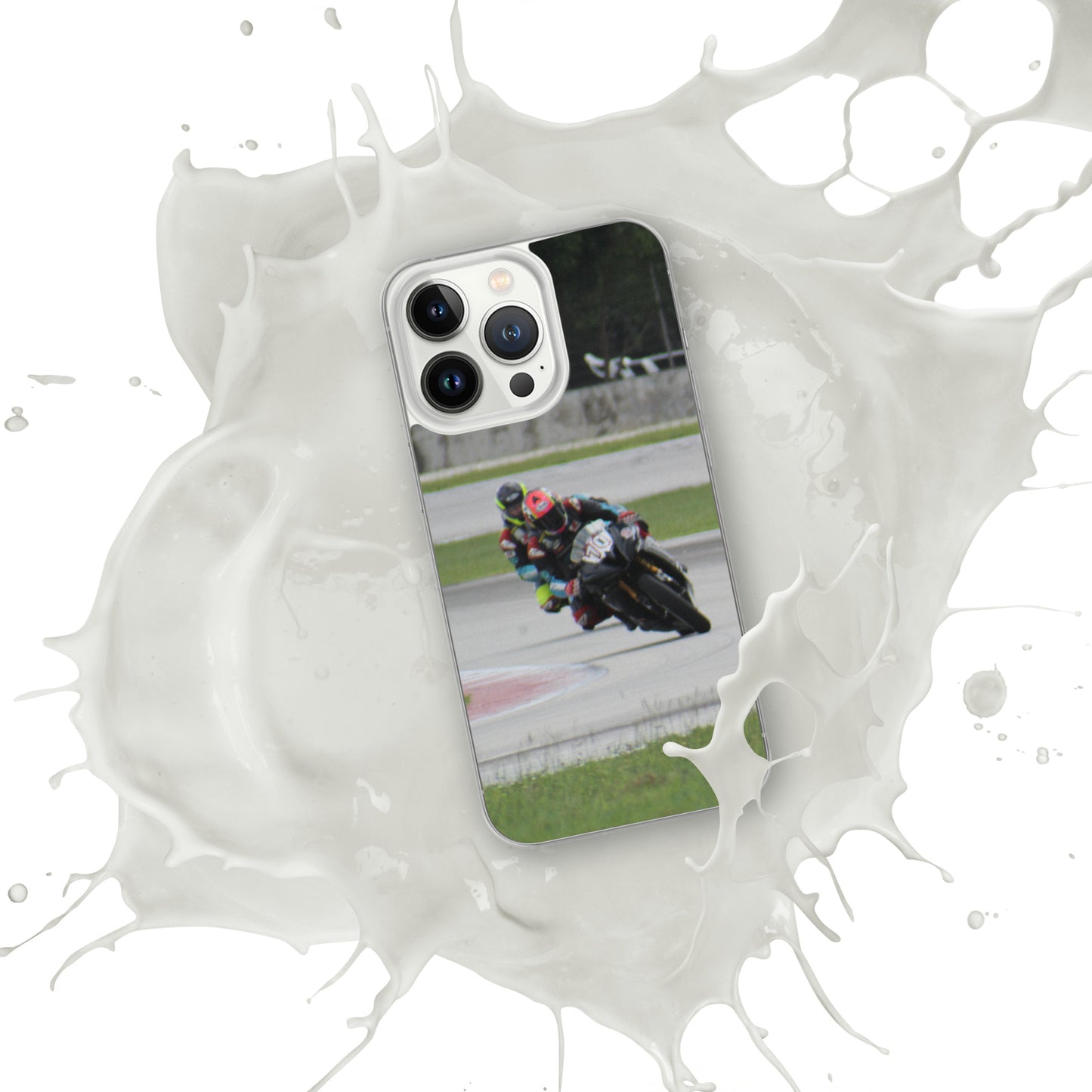 Motorcycle race iPhone Case