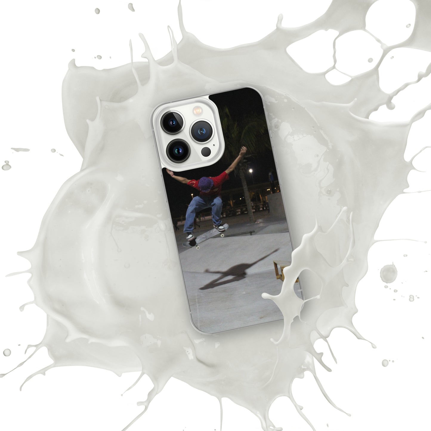 Skateboard jump iPhone Case