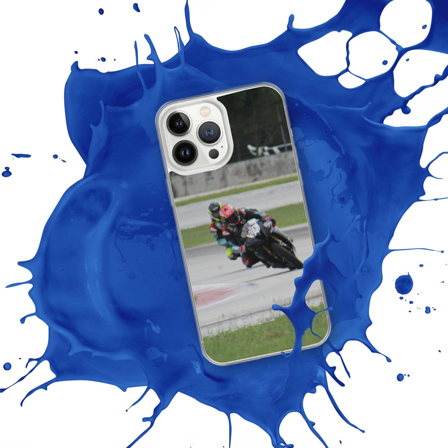 Motorcycle race iPhone Case