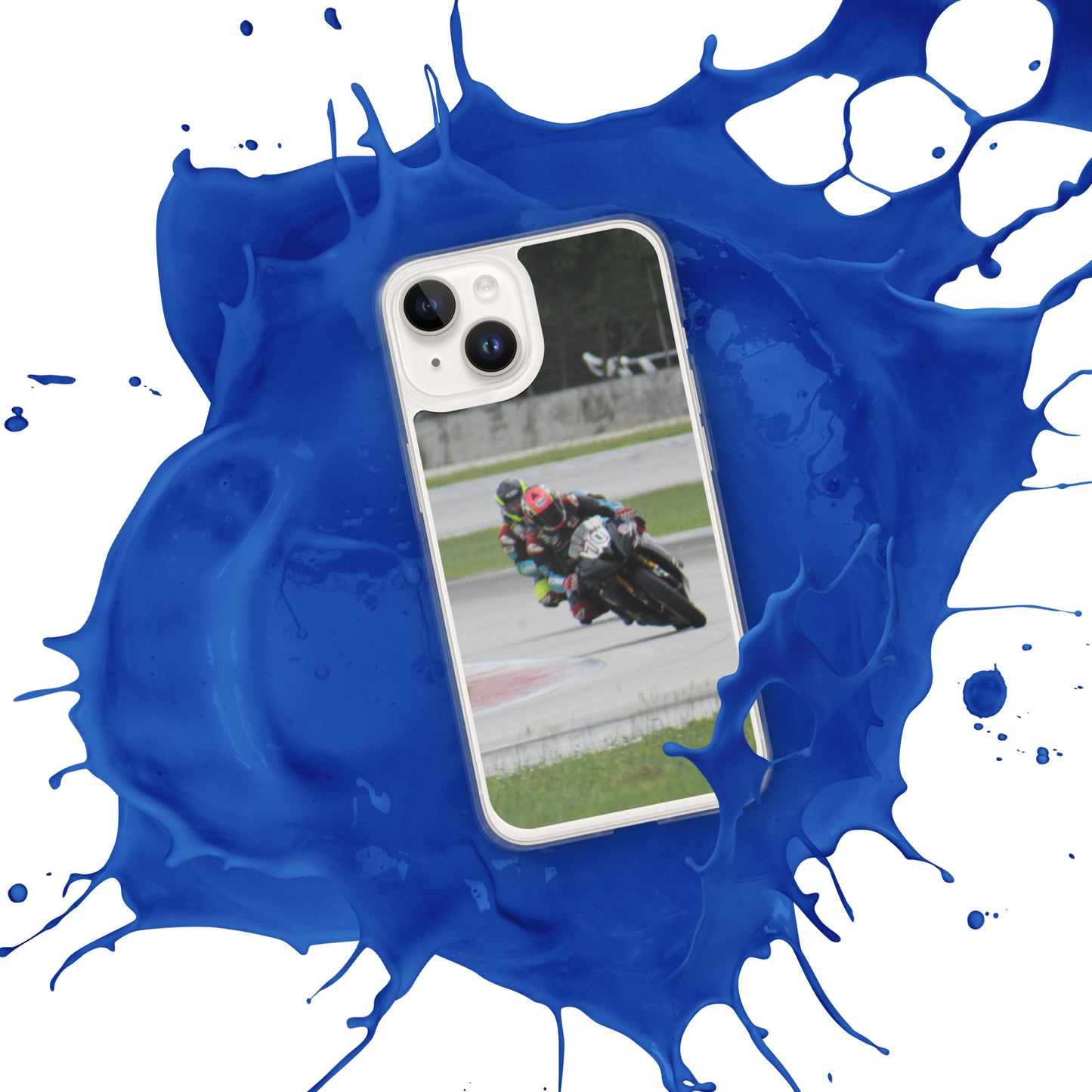 Motorcycle race iPhone Case