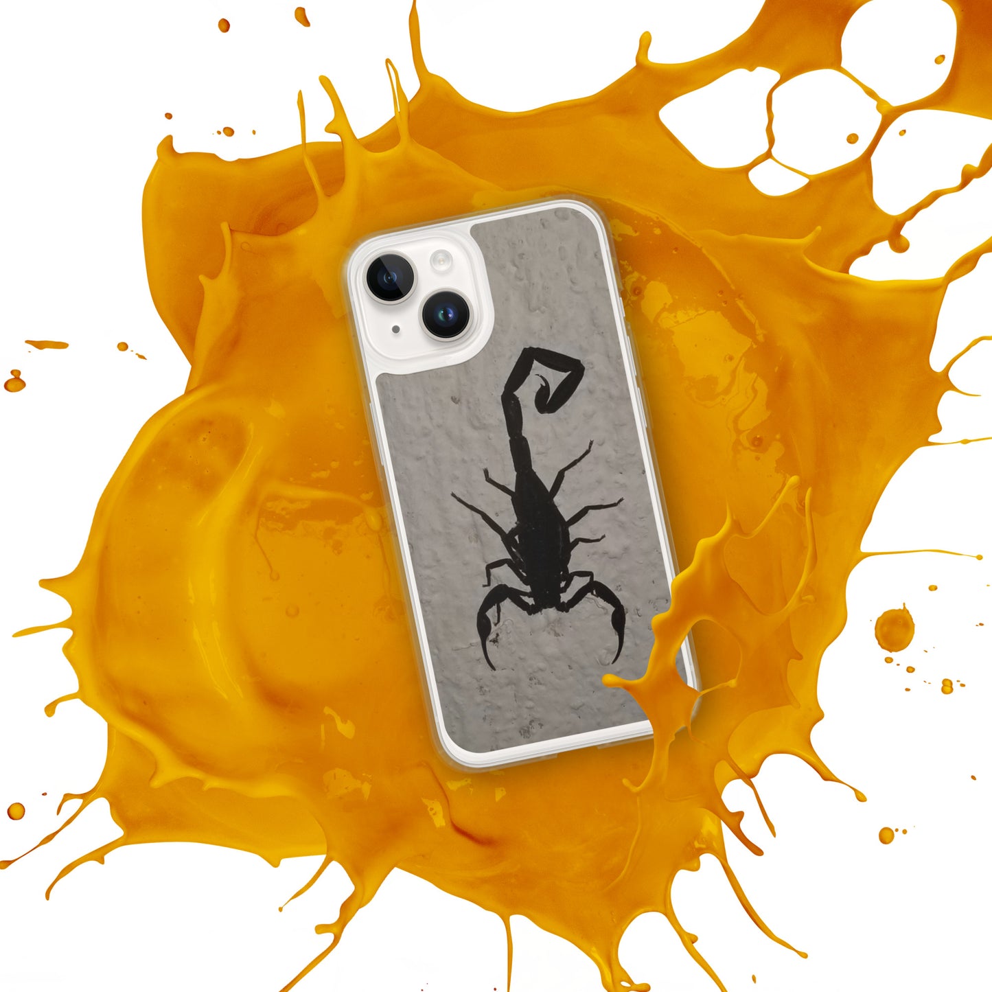 Black scorpion iPhone Case