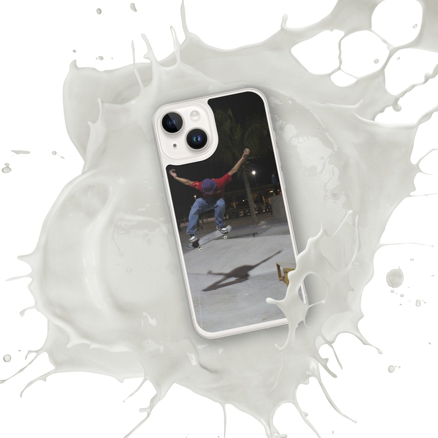 Skateboard jump iPhone Case