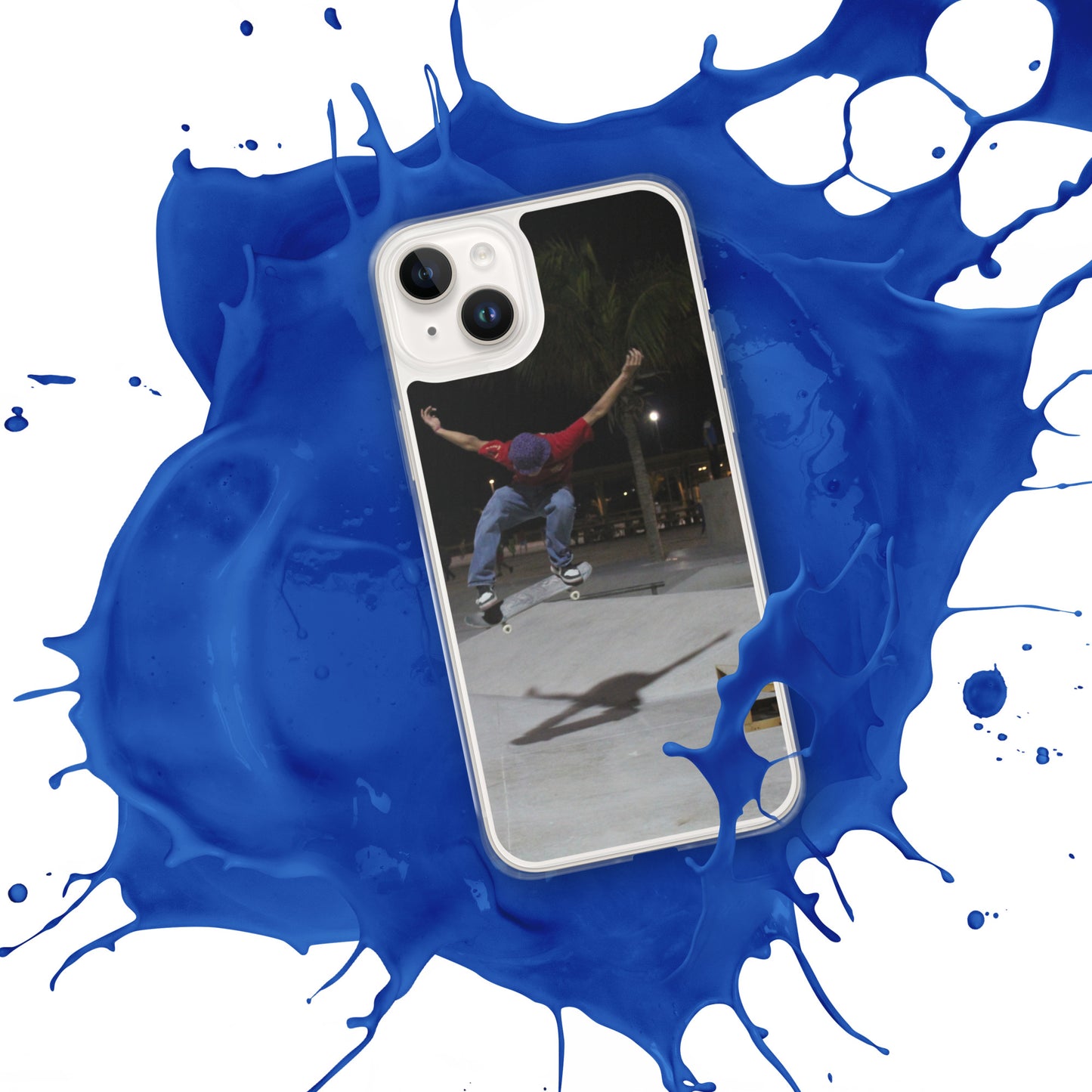 Skateboard jump iPhone Case