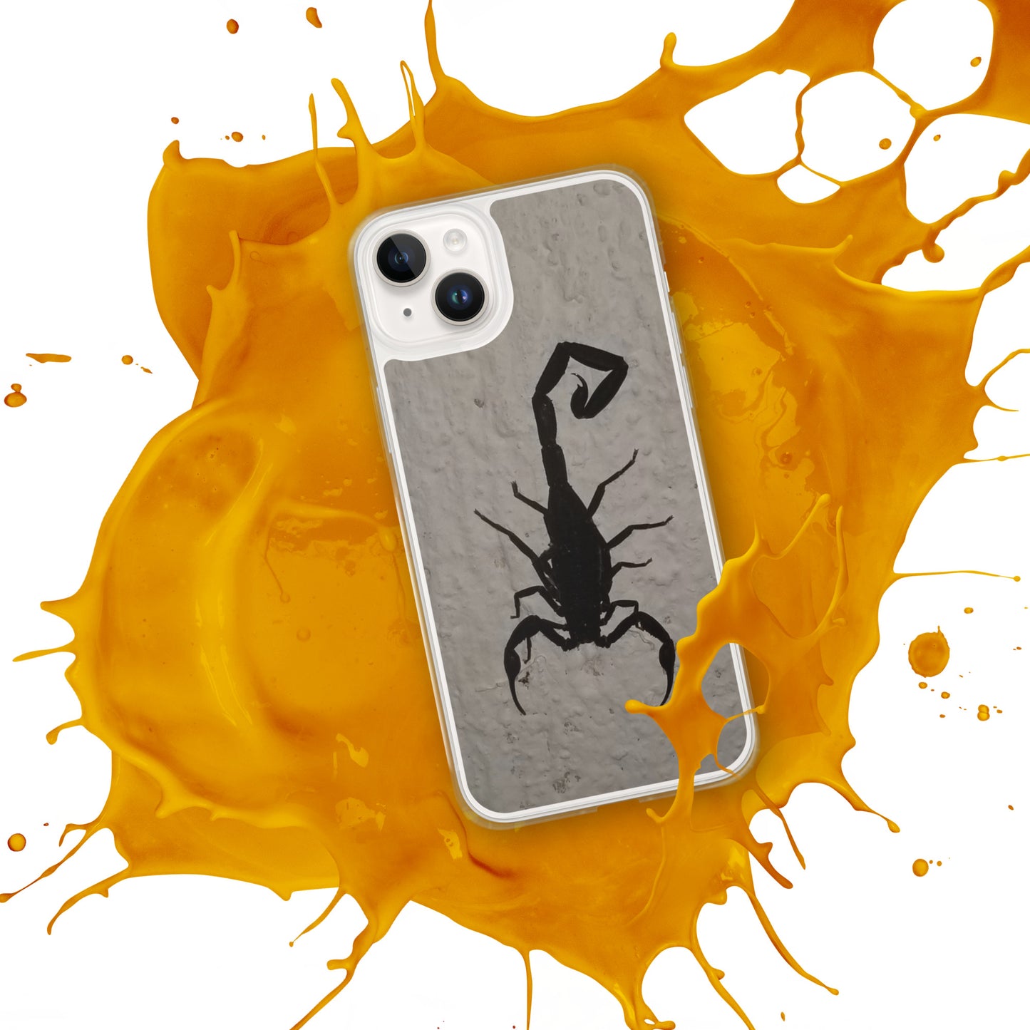 Black scorpion iPhone Case