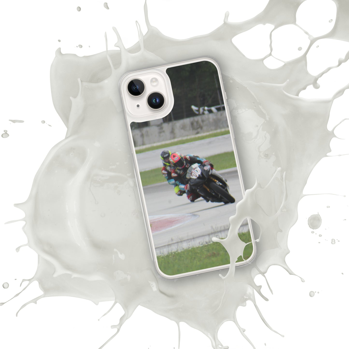 Motorcycle race iPhone Case