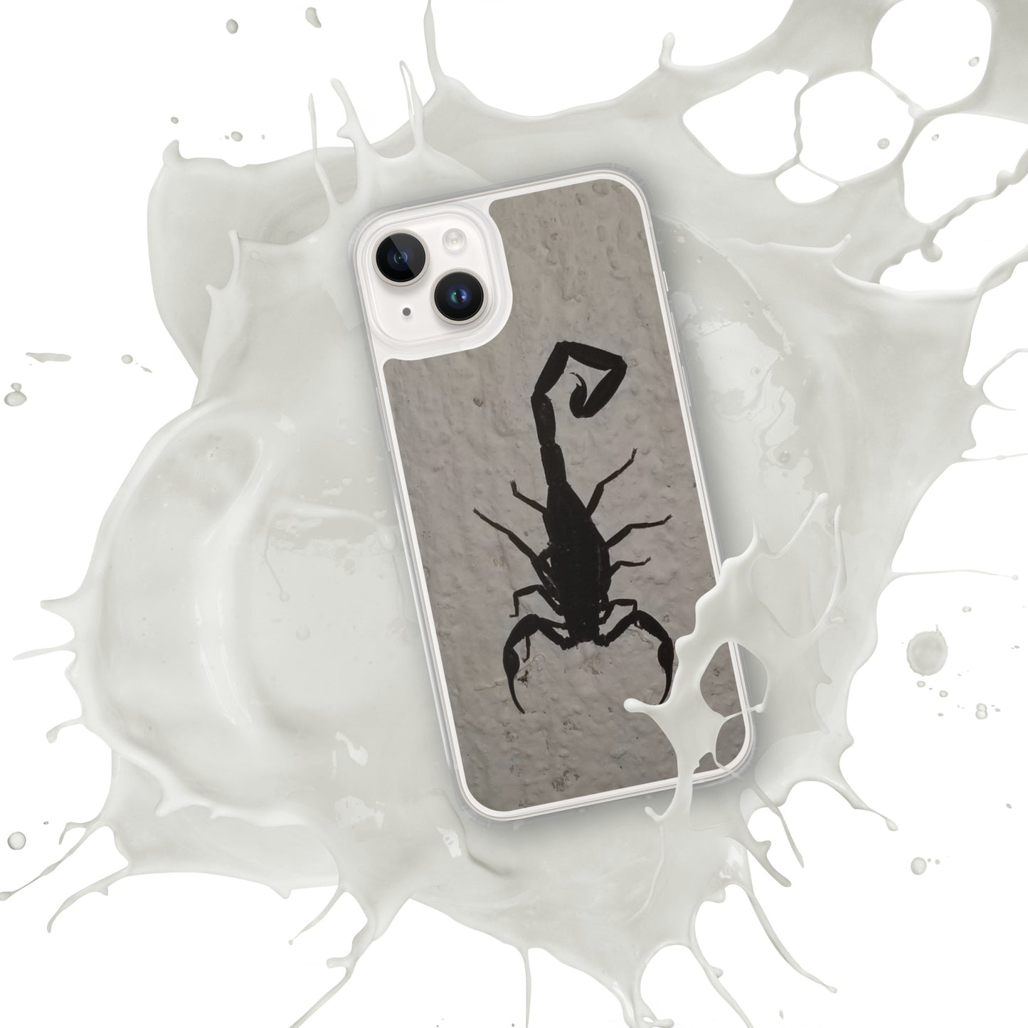 Black scorpion iPhone Case