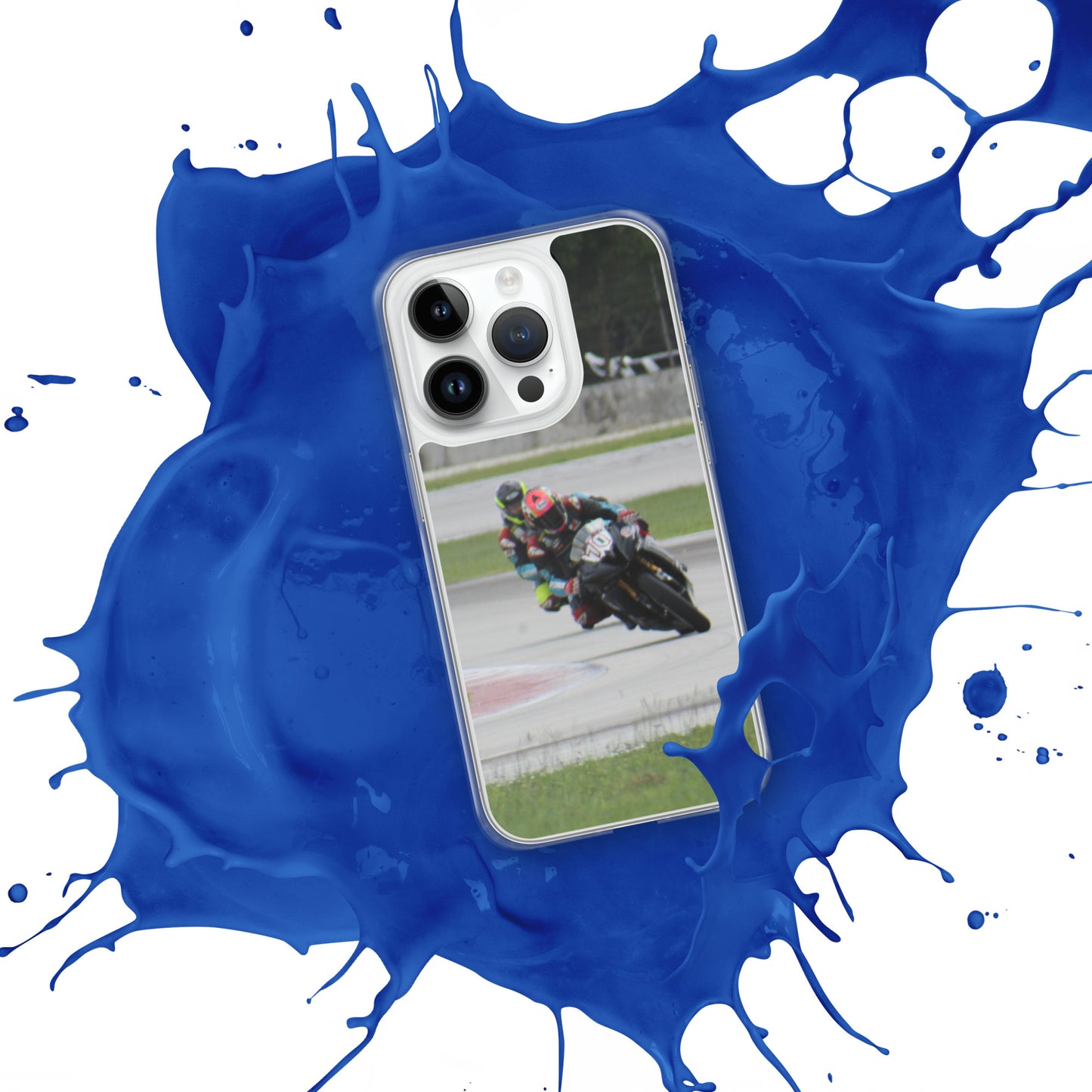 Motorcycle race iPhone Case