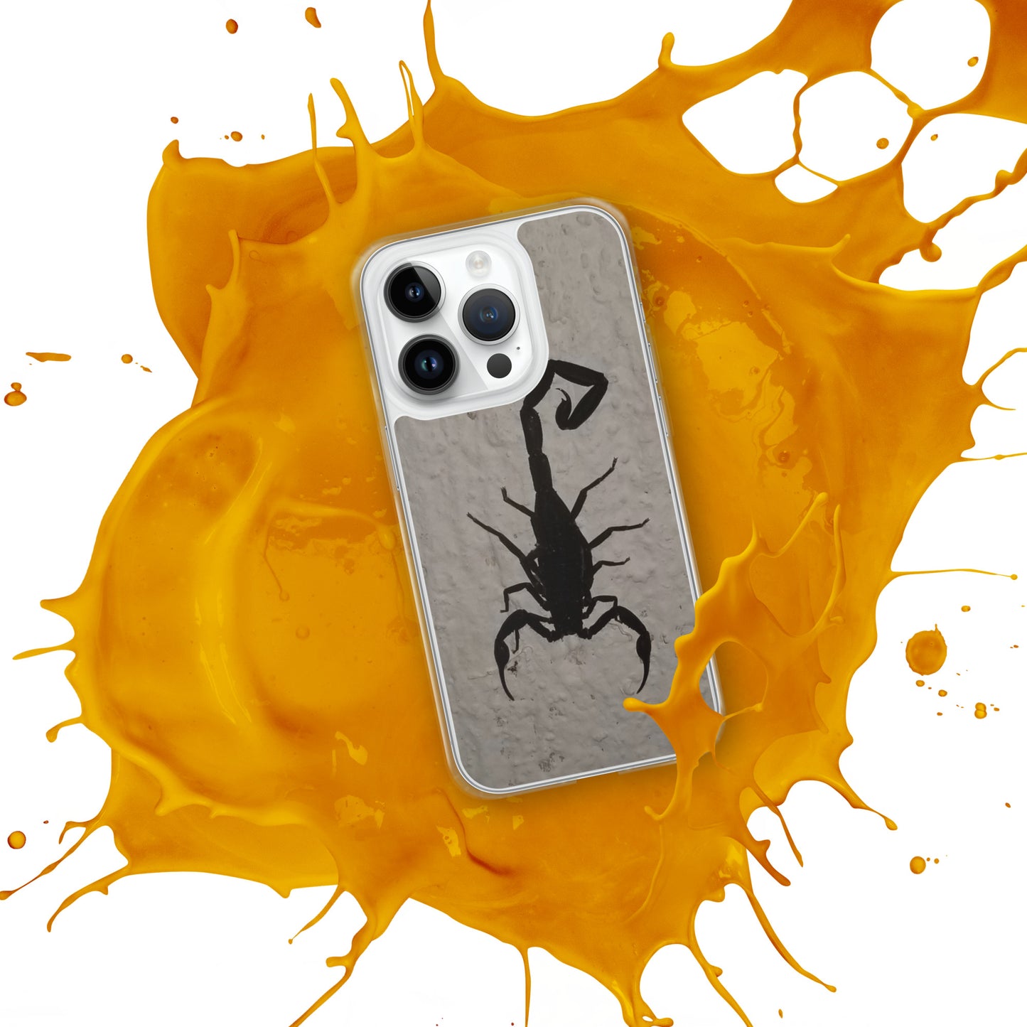 Black scorpion iPhone Case