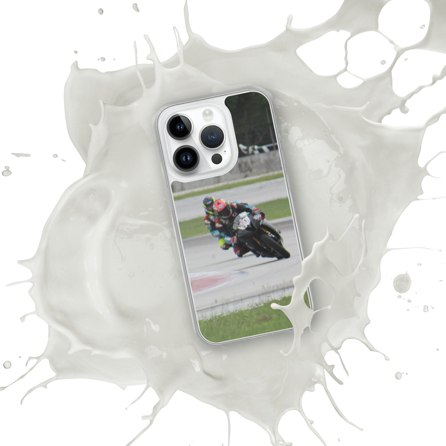 Motorcycle race iPhone Case