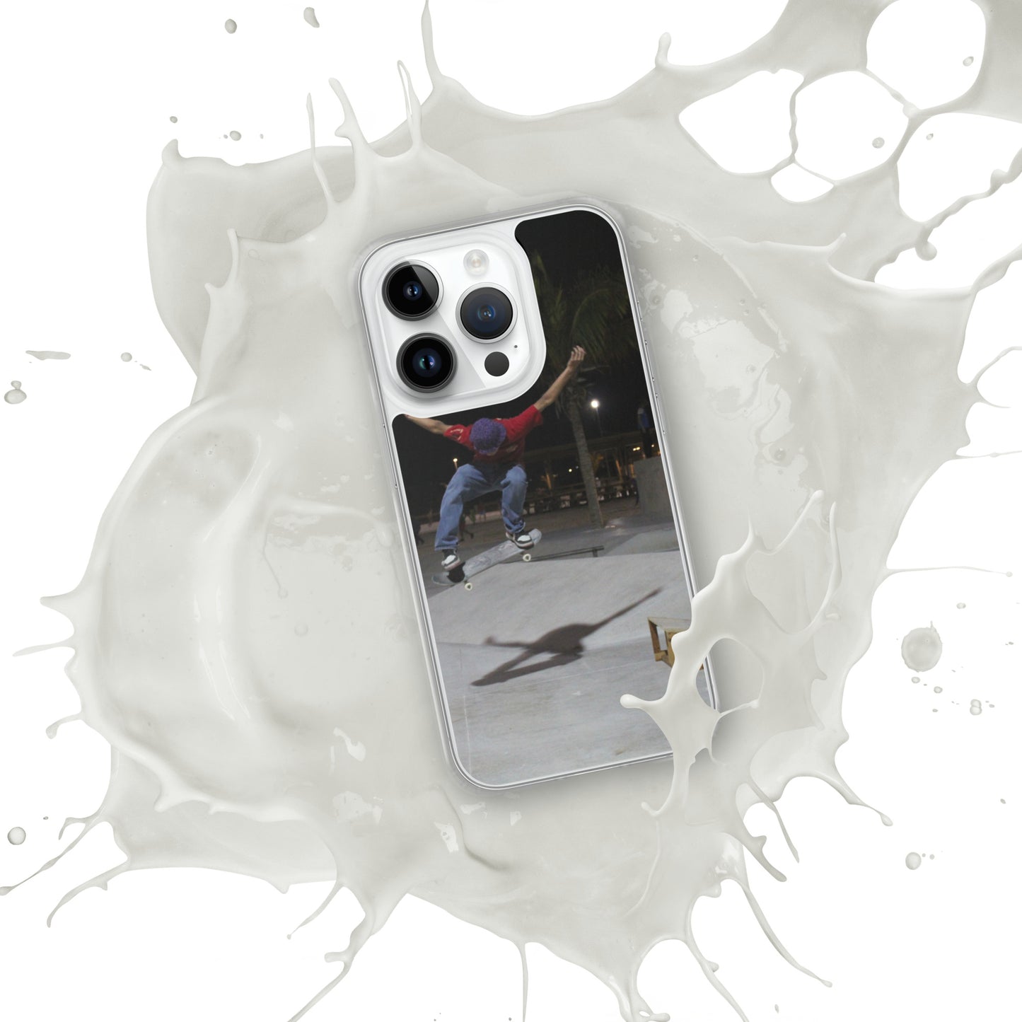 Skateboard jump iPhone Case