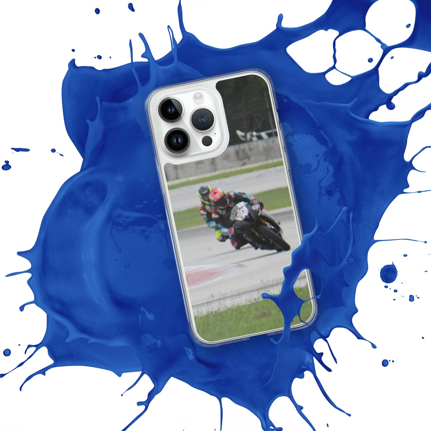 Motorcycle race iPhone Case