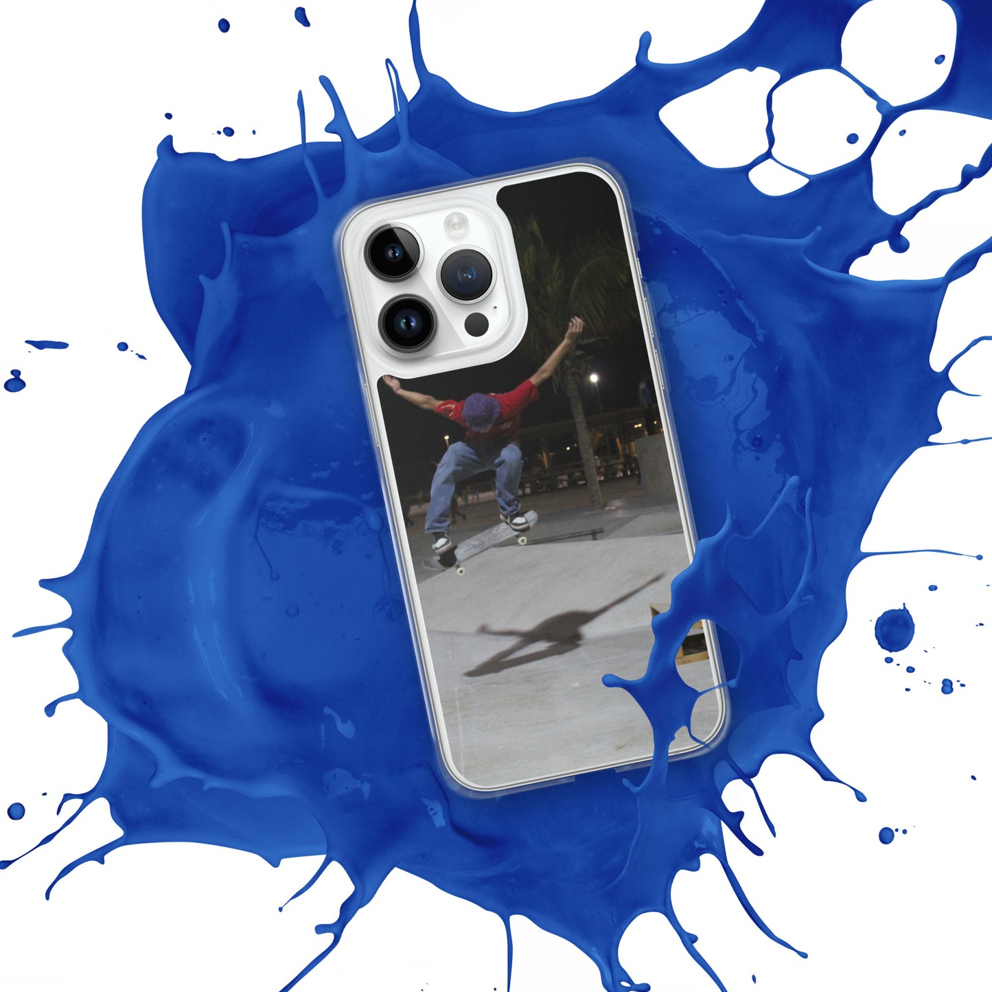 Skateboard jump iPhone Case